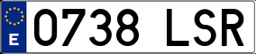 Truck License Plate